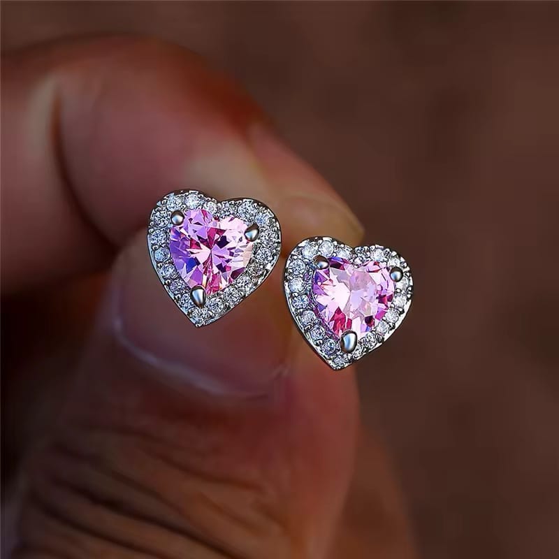 Pink Elite Stud Earrings