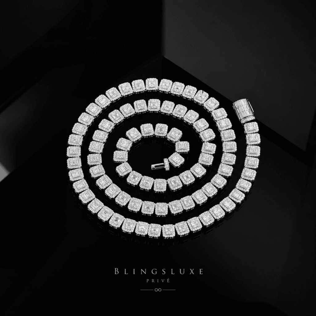Baguette Royale Tennis Necklace