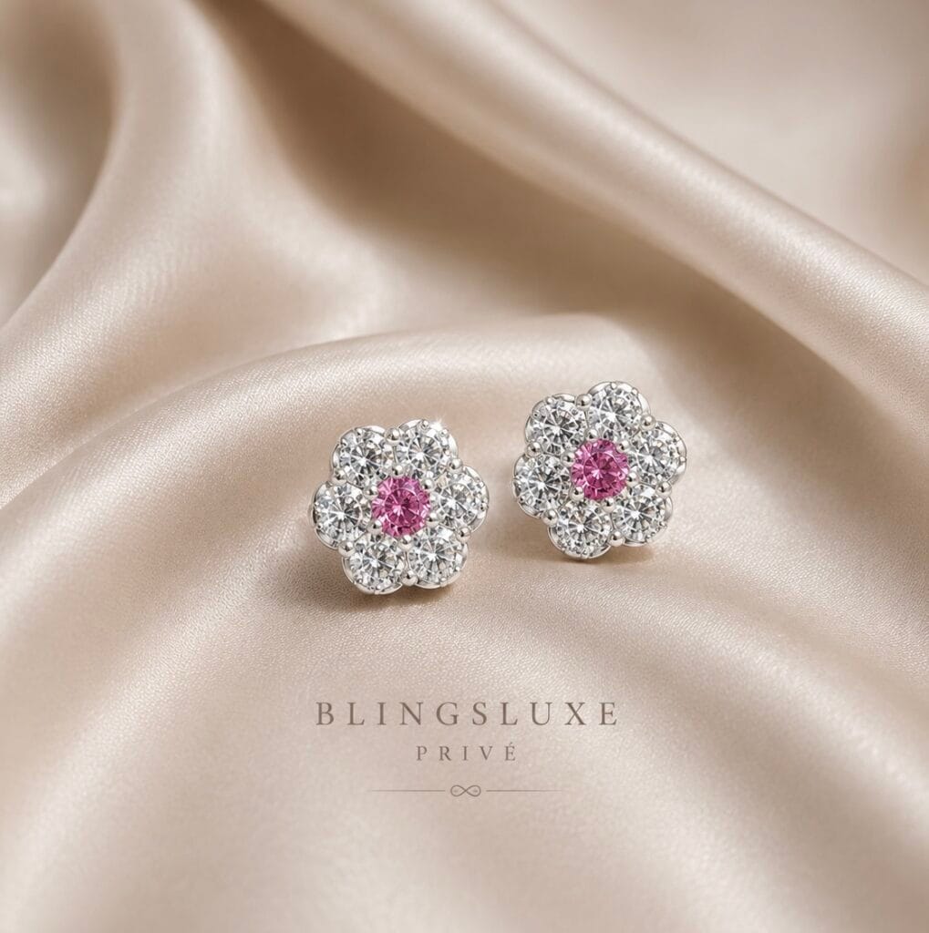 The Pink Luna Earrings