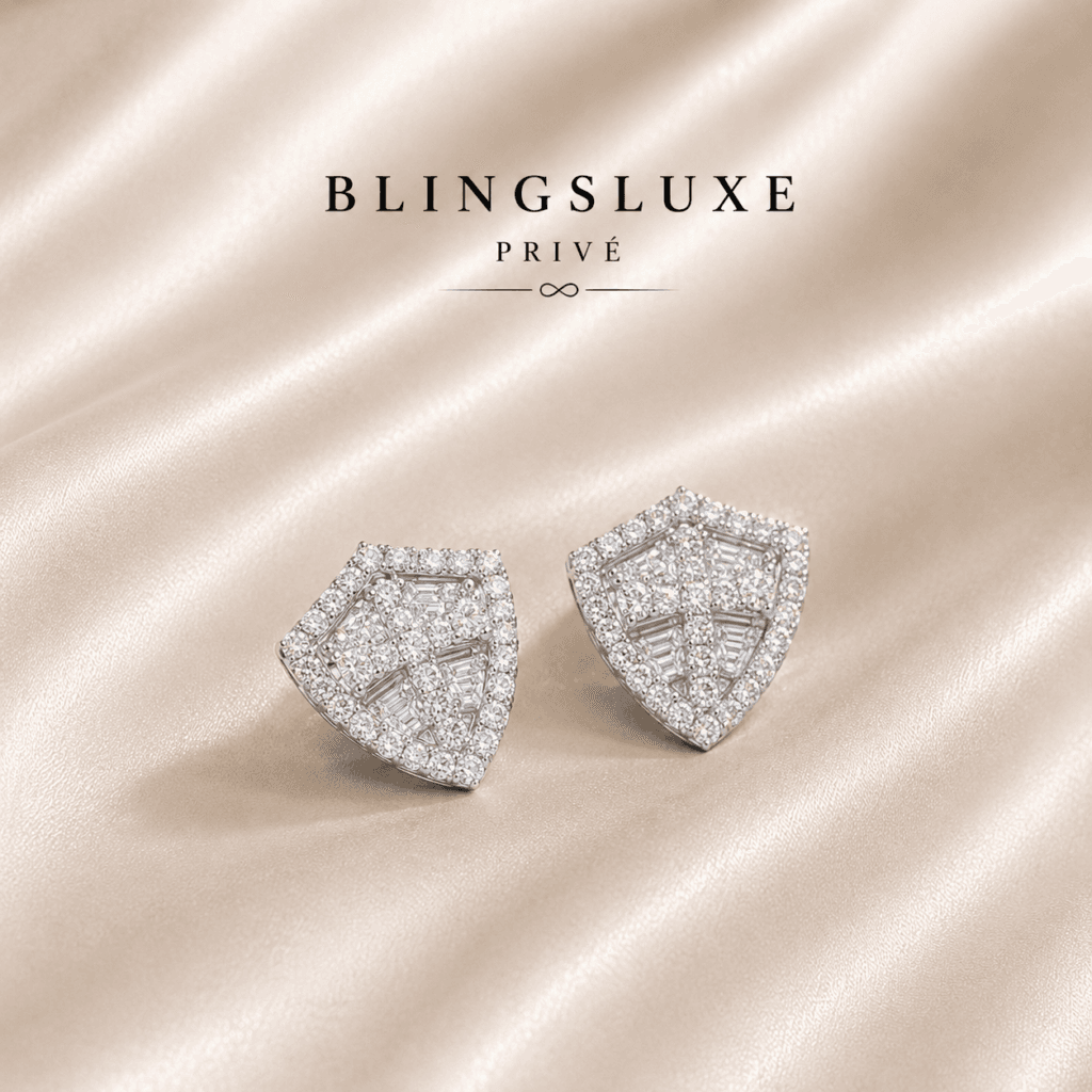 The Shield Cross Earrings