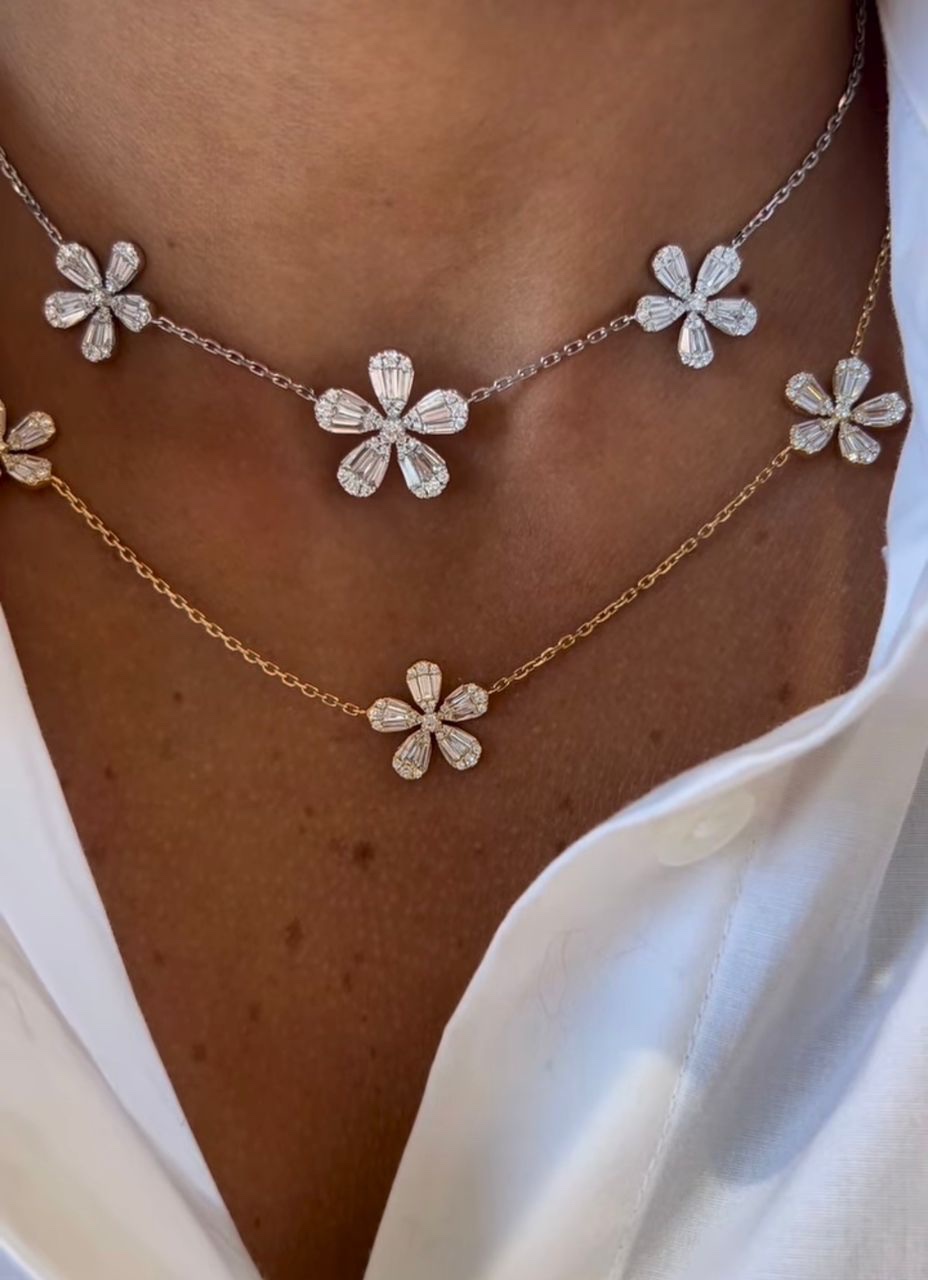 Fleur Diamond Necklace - Image 3