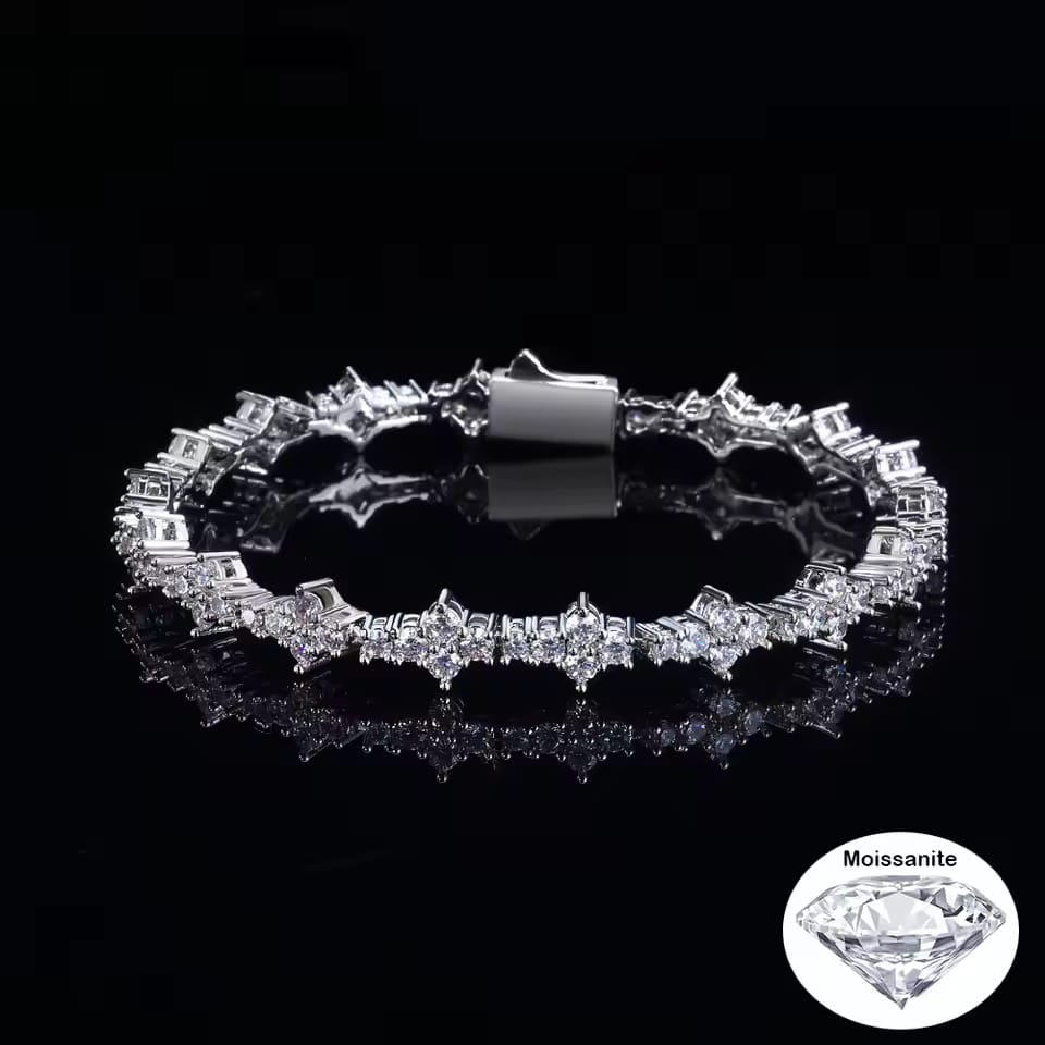 Starlight Moissanite Tennis Bracelet