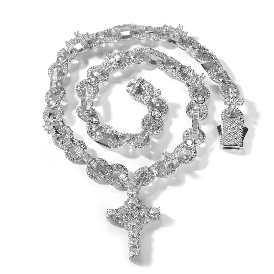 Aurelia Cross Link Necklace