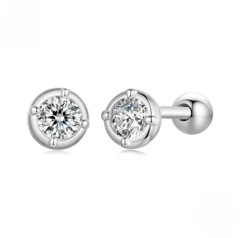 3MM Moissanite Earrings